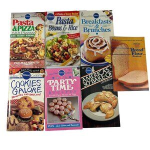 Vintage Lot 7 Pillsbury Classics Cookbooks Booklets Recipes Bread Cookies